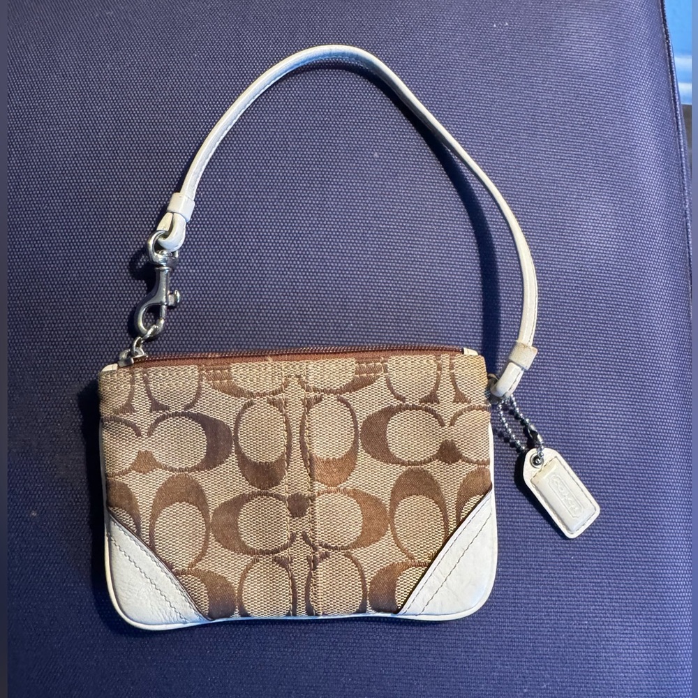 Coach Signature Wristlet - Picture 2 of 3